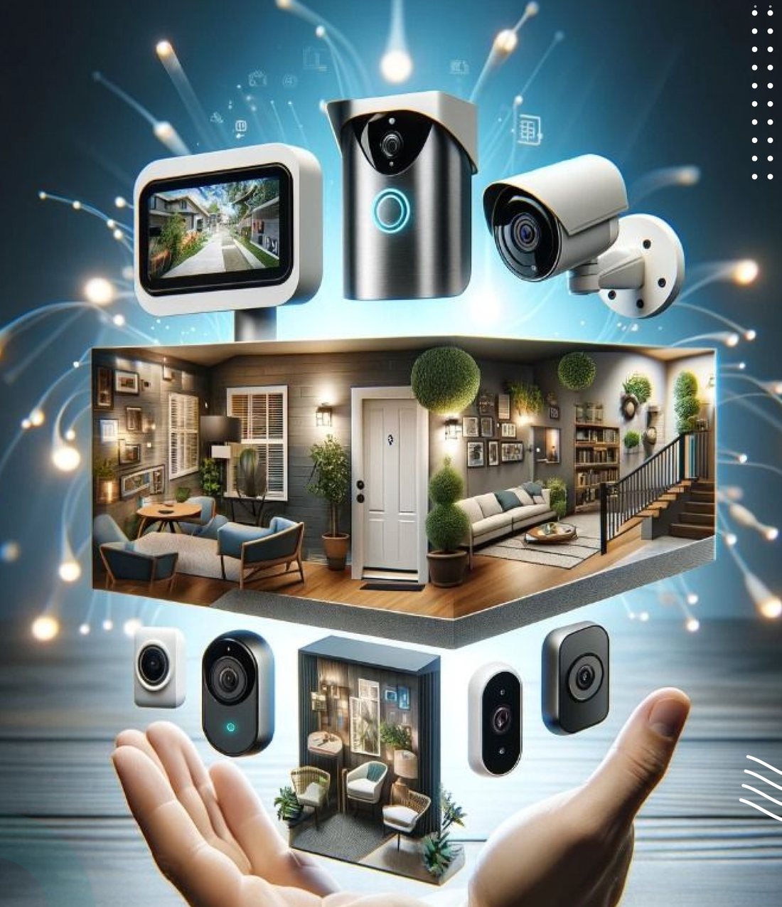 Smart home and security technology — CCTV cameras, video doorbells and connected devices